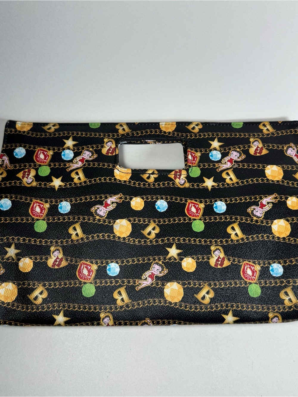 Betty Boop Purse Clutch 2014 King Features Syndicate Sasha Handbags 15"x9.5"